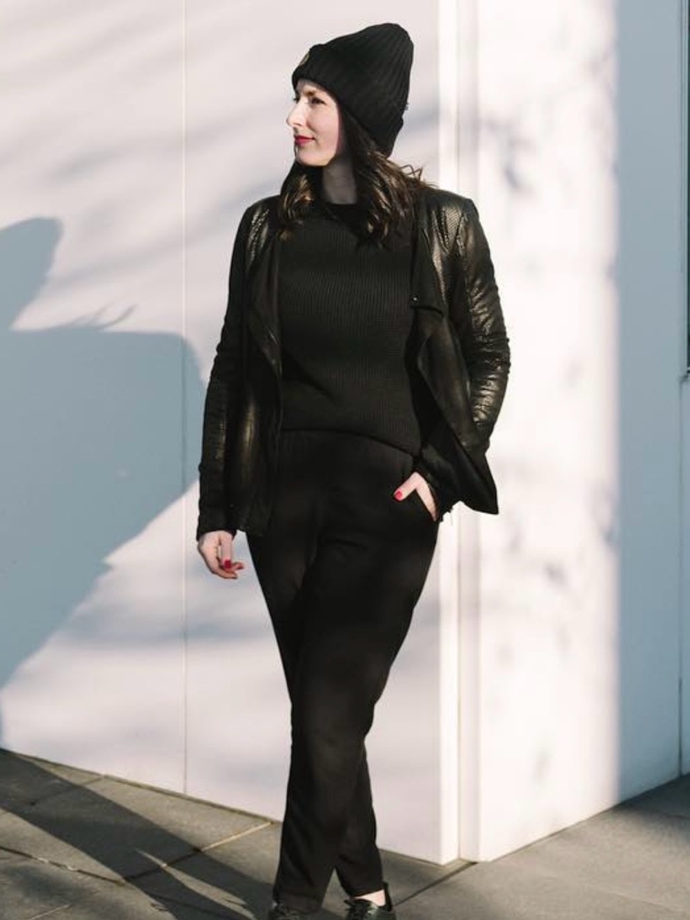 Modström Black Leather Jacket